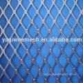 Galvanisé Strouged Metal Mesh Diamond Hole